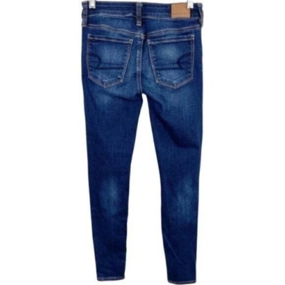 American Eagle Outfitters Ne(x)t Level stretch jeans jegging size 2 distressed - Picture 3 of 15